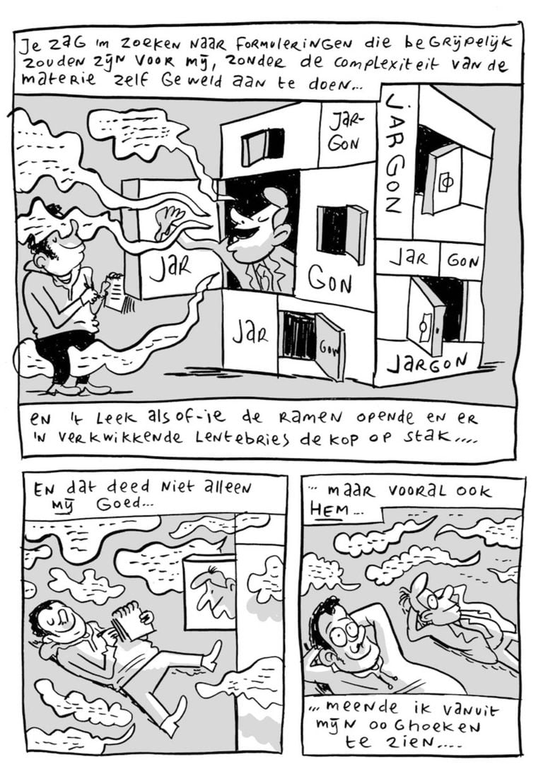 One of the cartoons of Michiel van de Pol.