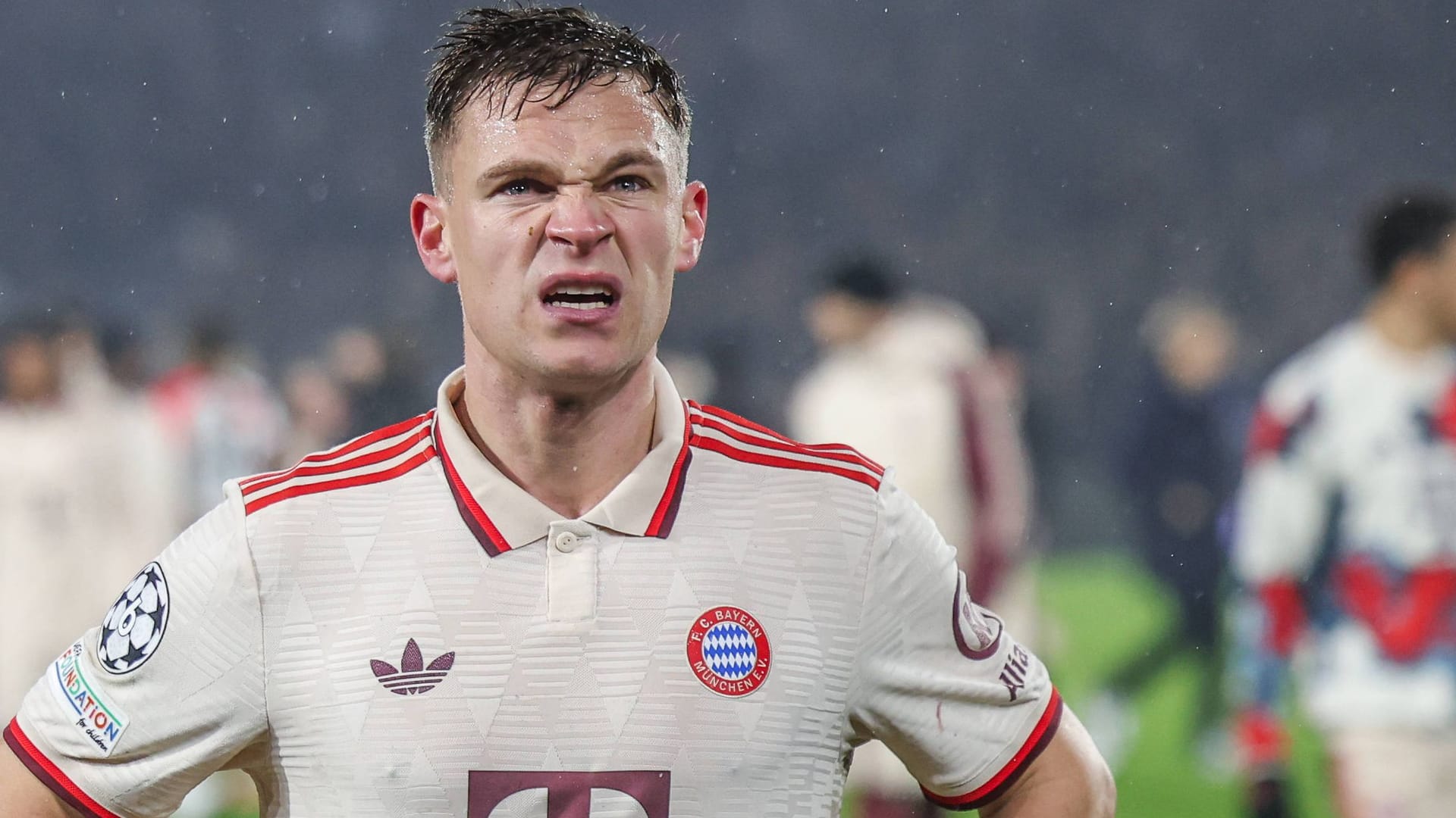 Joshua Kimmich: The Bayern midfielder was critical of his team's performance.