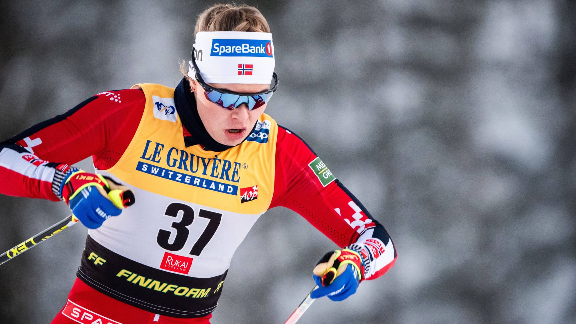 Hedda Østberg Amundsen: The Norwegian was unable to finish the mass start.