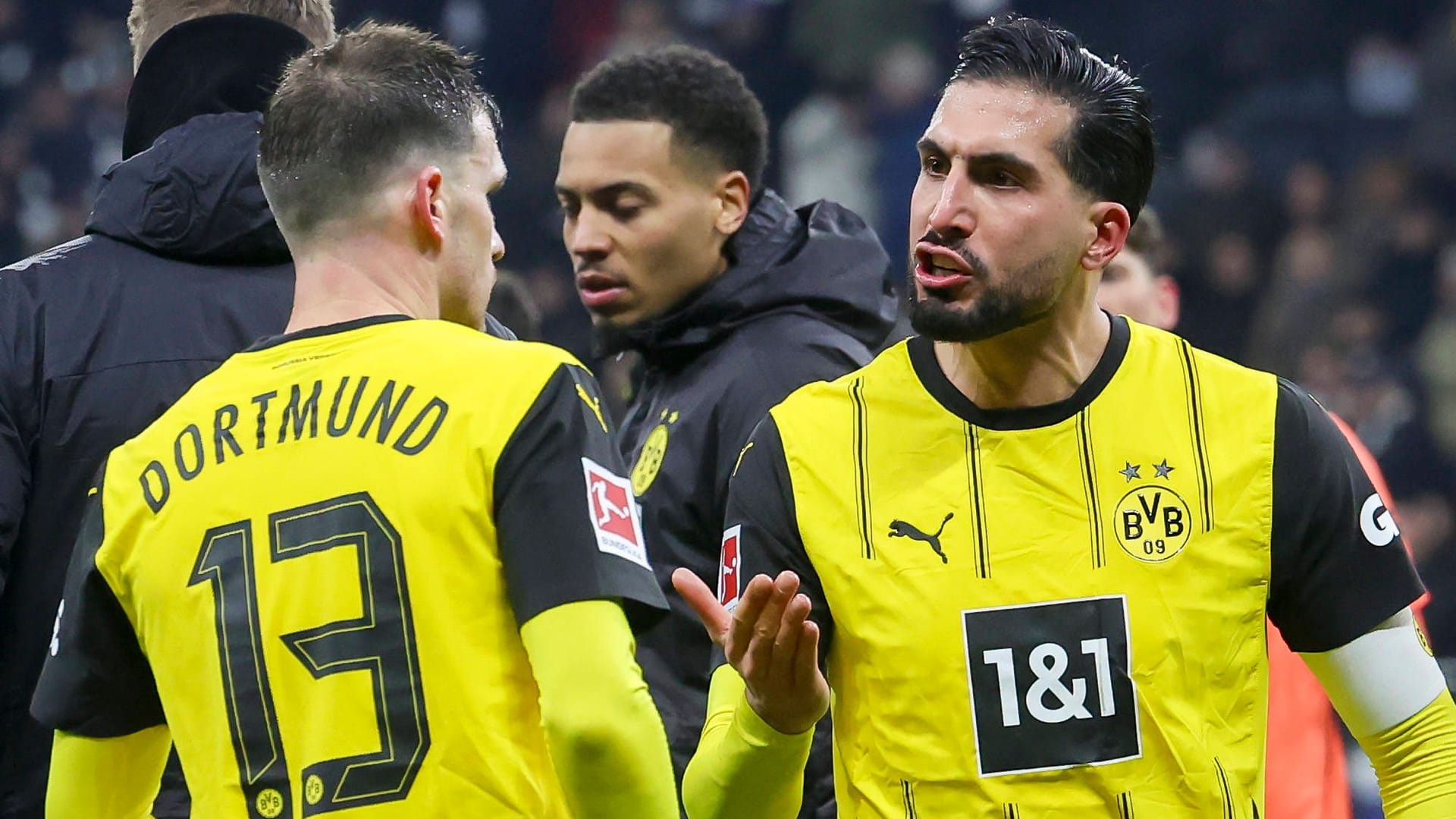 Pascal Groß and Emre Can (r.): The captain apparently became louder.