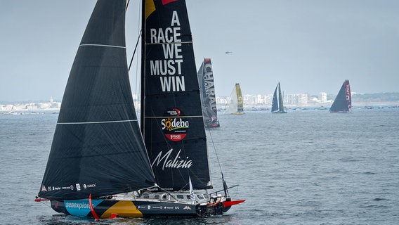 Sailor Boris Herrmann on board the Malizia - Seaexplorer at the Vendée Globe © © Yann Riou i polarysis 