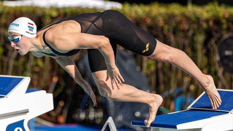 Sam van Nunen from Veghel is one of the swimmers who trains in Eindhoven. (Photo: Nikola Krstic/Orange Pictures) 