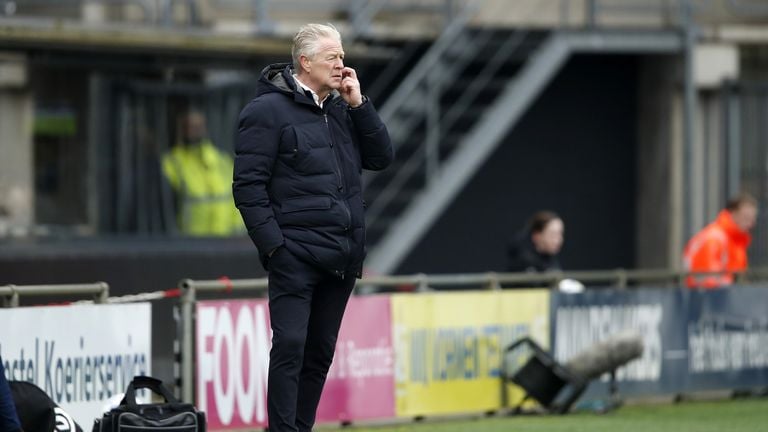 Willem II coach Peter Maes (photo: ANP). 