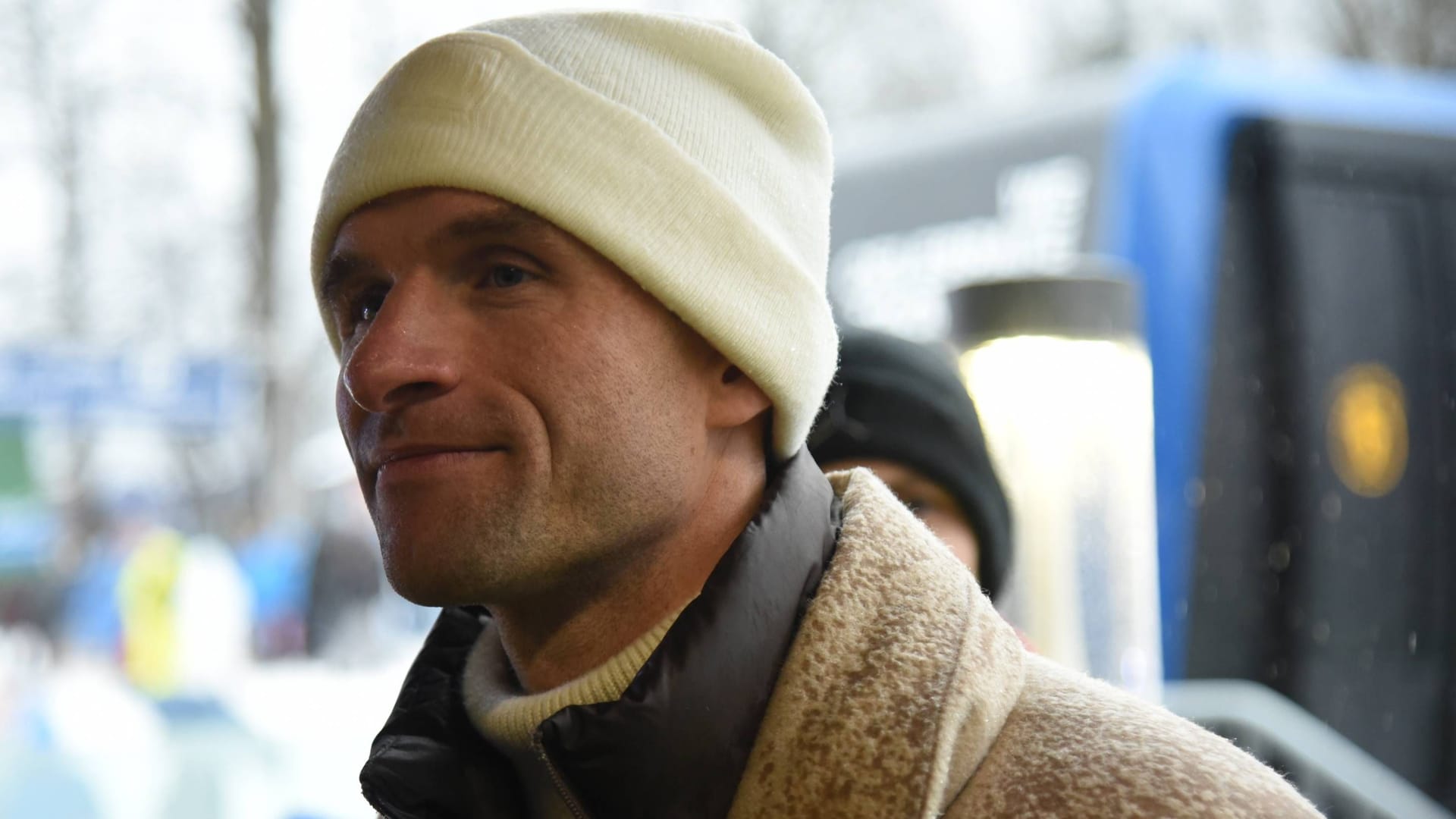 Thomas Müller in Kitzbühel: The national player visited the Hahnenkamm race on Sunday.