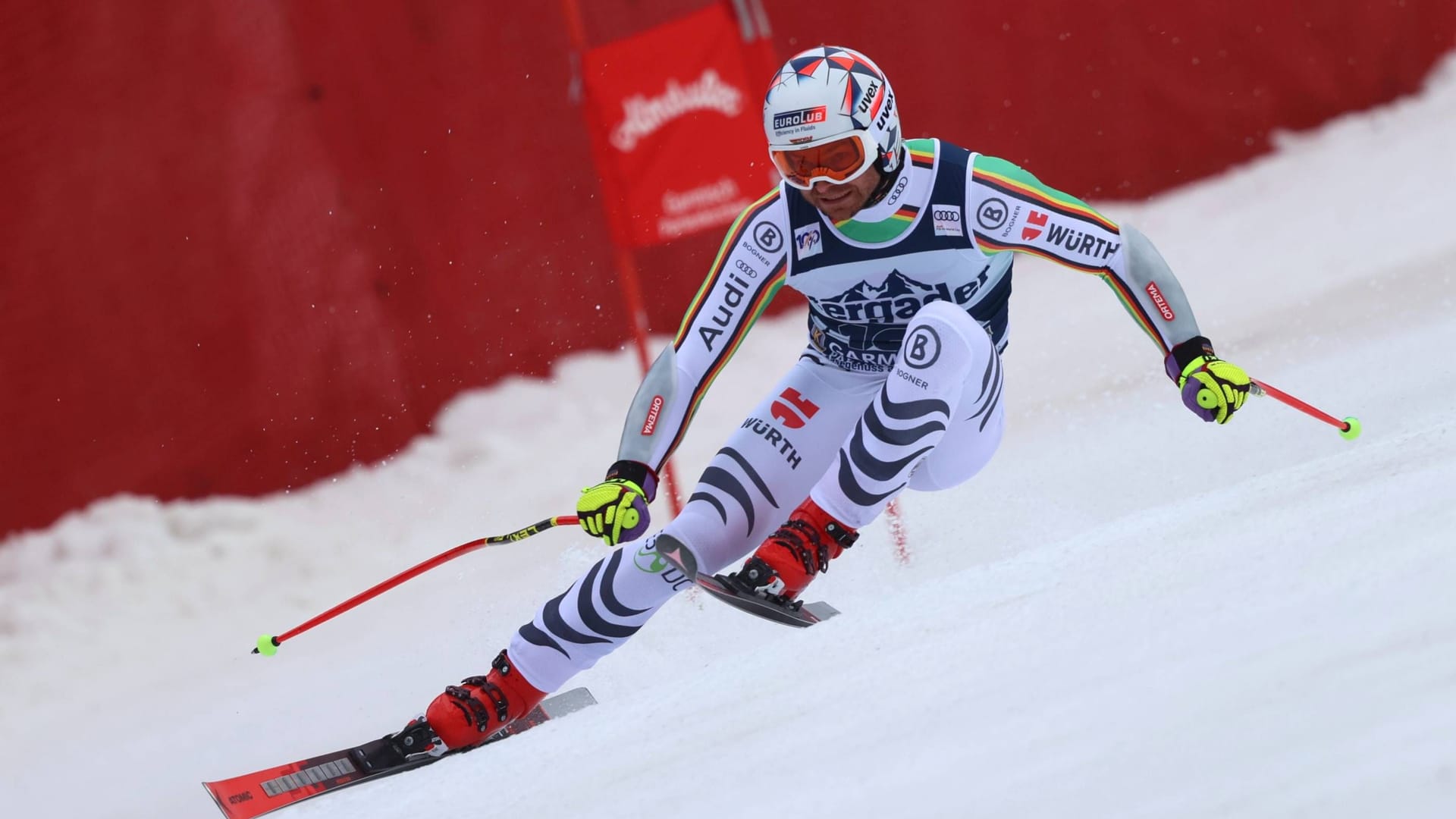 Ski racers in action (symbolic image): At the beginning of February, the men will throw themselves down the Kandahar slope.