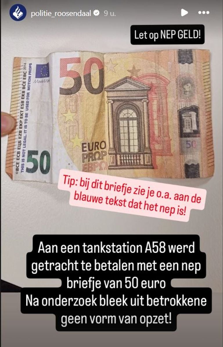 Photo: Instagram Police Roosendaal
