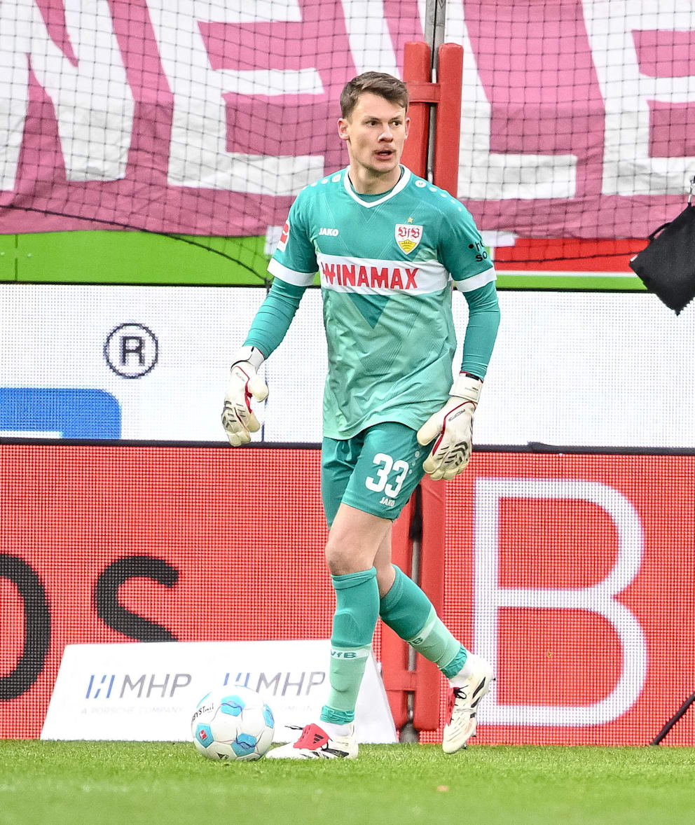 Alexander Nübel (28) ist noch bis 2026 ausgeliehen an den VfB Stuttgart