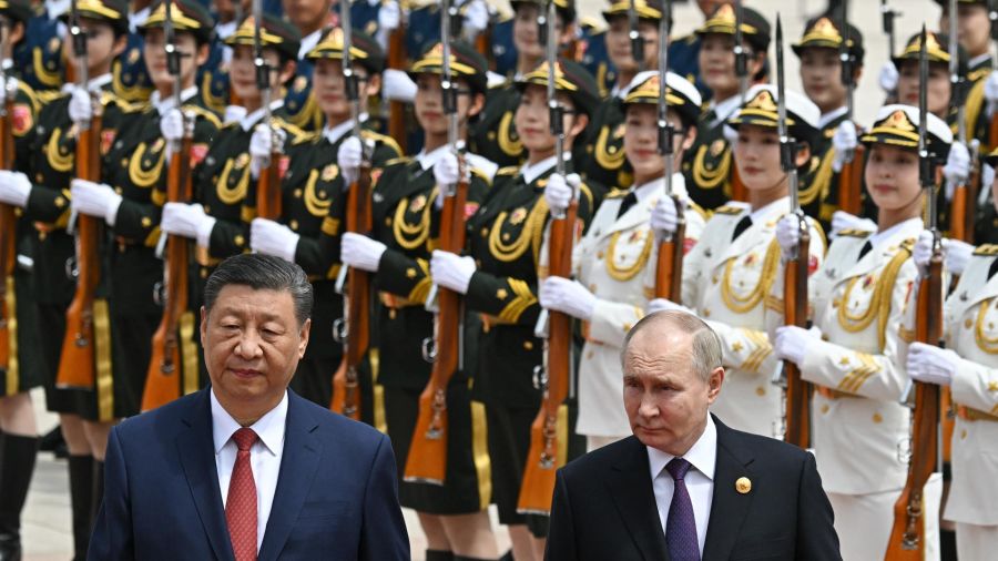 PHOTALERIA The president of Russia, Vladimir Putin, and the president of China, Xi Jinping