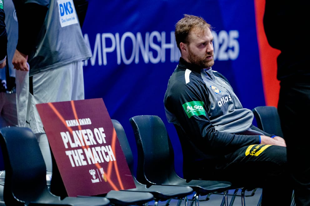 Erst wütend, dann frustriert: unser Torwart-Titan Andreas Wolff (33), der ein starkes Turnier spielte