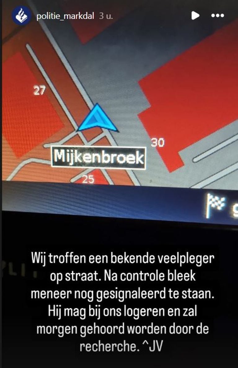Photo: Instagram Police Markdal