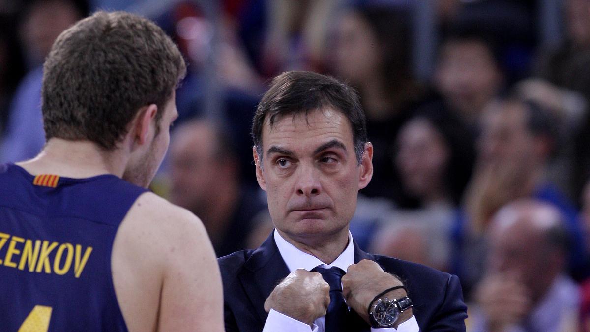 Vezenkov y Bartzokas, durante su etapa azulgrana