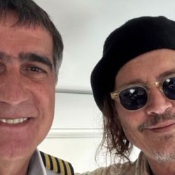 Antonio Laje and Johnny Depp | Photo: CEDOC