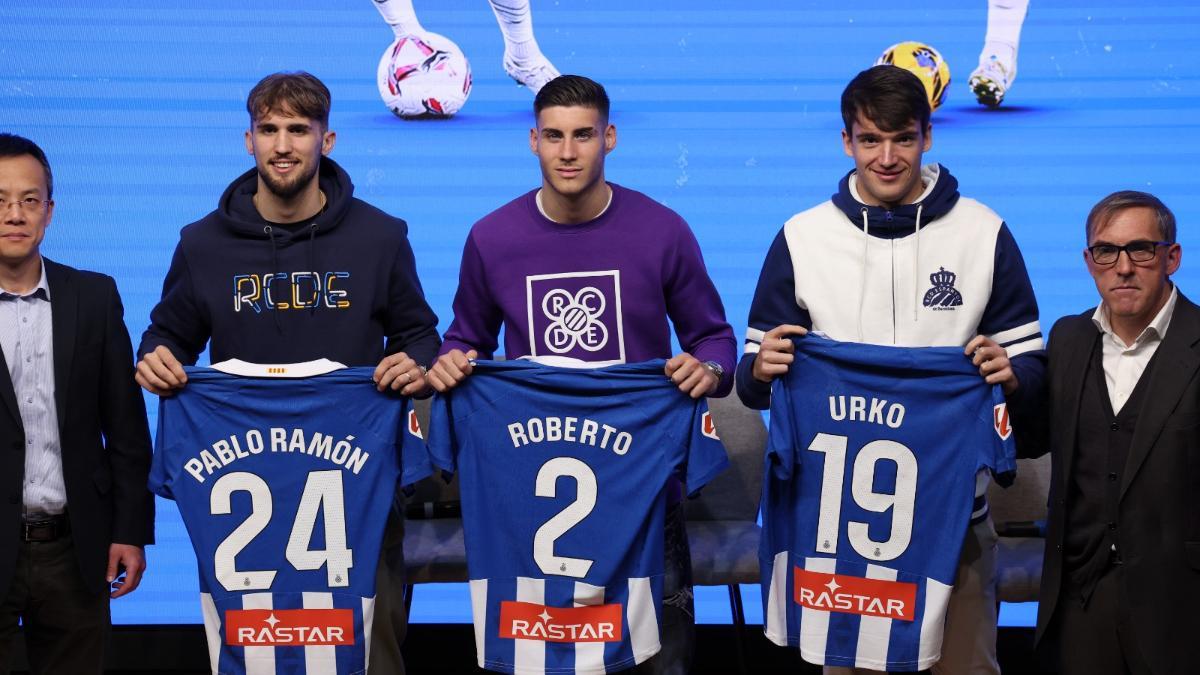 La presentación de Pablo Ramón, Roberto Fernández y Urko González de Zárate