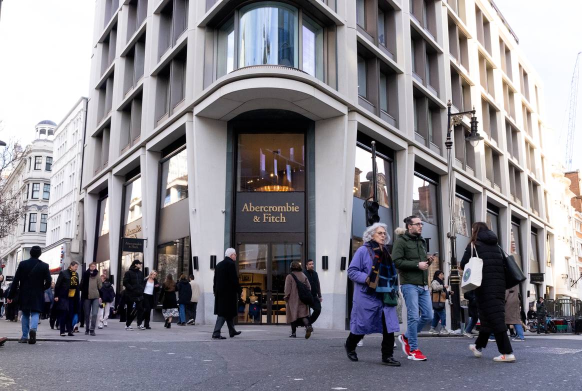 The Abercrombie & Fitch-Store in the Oxford Street.