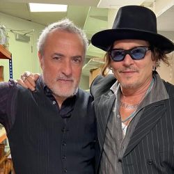 Johnny Depp and Corcho Rodriguez | Photo: CEDOC