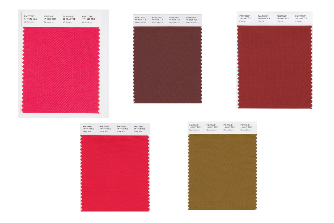 Pantone NYFW Autumn/Winter 2025 Color Palette