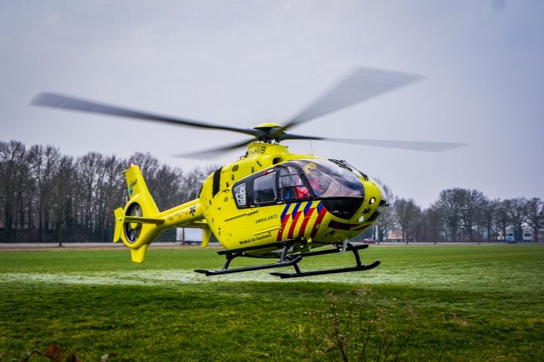 The victim was taken away with a doctor from the trauma helicopter (photo: SQ Vision).