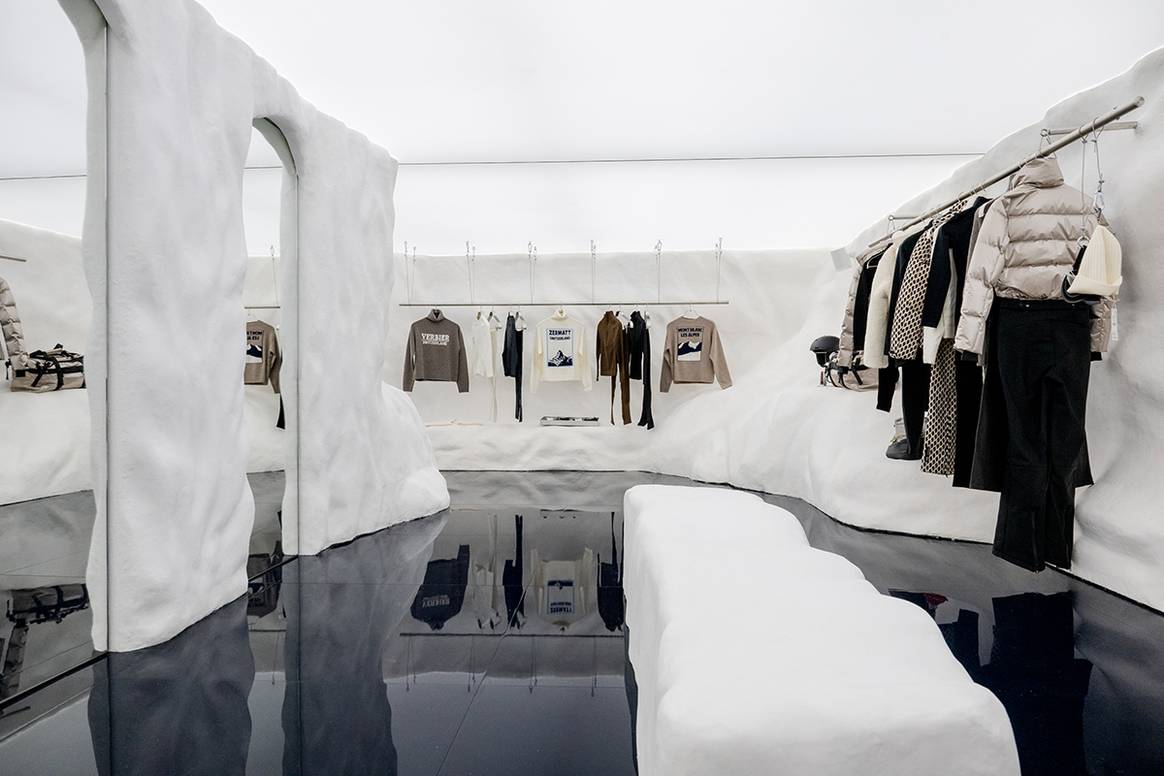 “Pop-up” de Temorada “Zara Ski” de Zara en Verbier (Suiza).