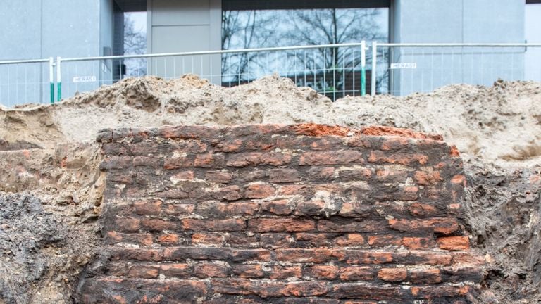 Special discovery: Remains found of a medieval tower (photo: Municipality of Breda).
