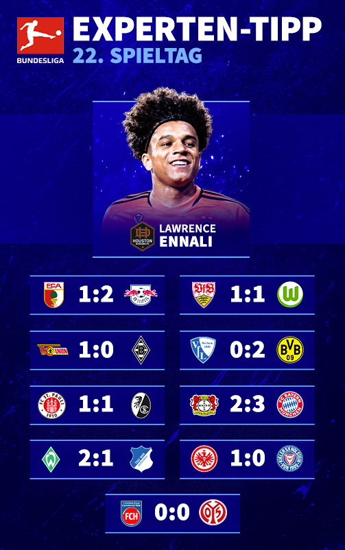 Expert tip Bundesliga from Lawrence Ennali
