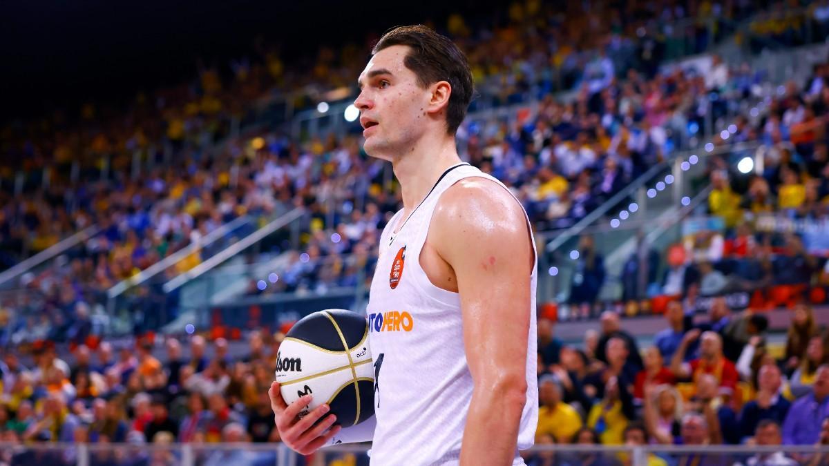 Mario Hezonja, durante el partido de semifinales ante Dreamland Gran Canaria