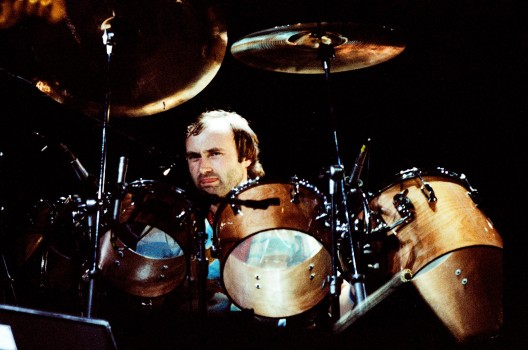 Milton Keynes, England - October 2: Phil Collins On Stage Performing with Genesis at the Reunion Concert 'Six of the Best' at the National Bowl on October 2nd, 1982 in Milton Keynes, United Kingdom. (Photo by Peter Still/Redferners)