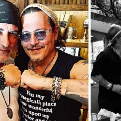 "Cork" Rodríguez received his friend Johnny Depp at his home in Punta del Este. They project several businesses. | Photo: CEDOC