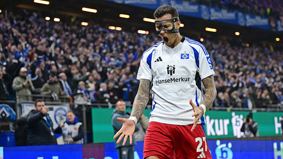 Mit dem HSV auf Bundesliga-Kurs: Torjäger Davie Selke