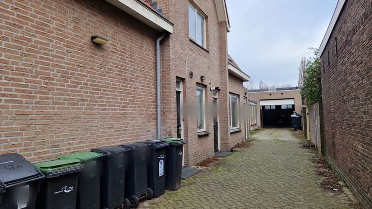 The houses behind the house in the Schoolstraat (photo: Tom Berkers).