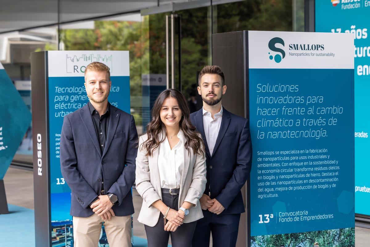 Equipo de emprendedores de la empresa Smallops.