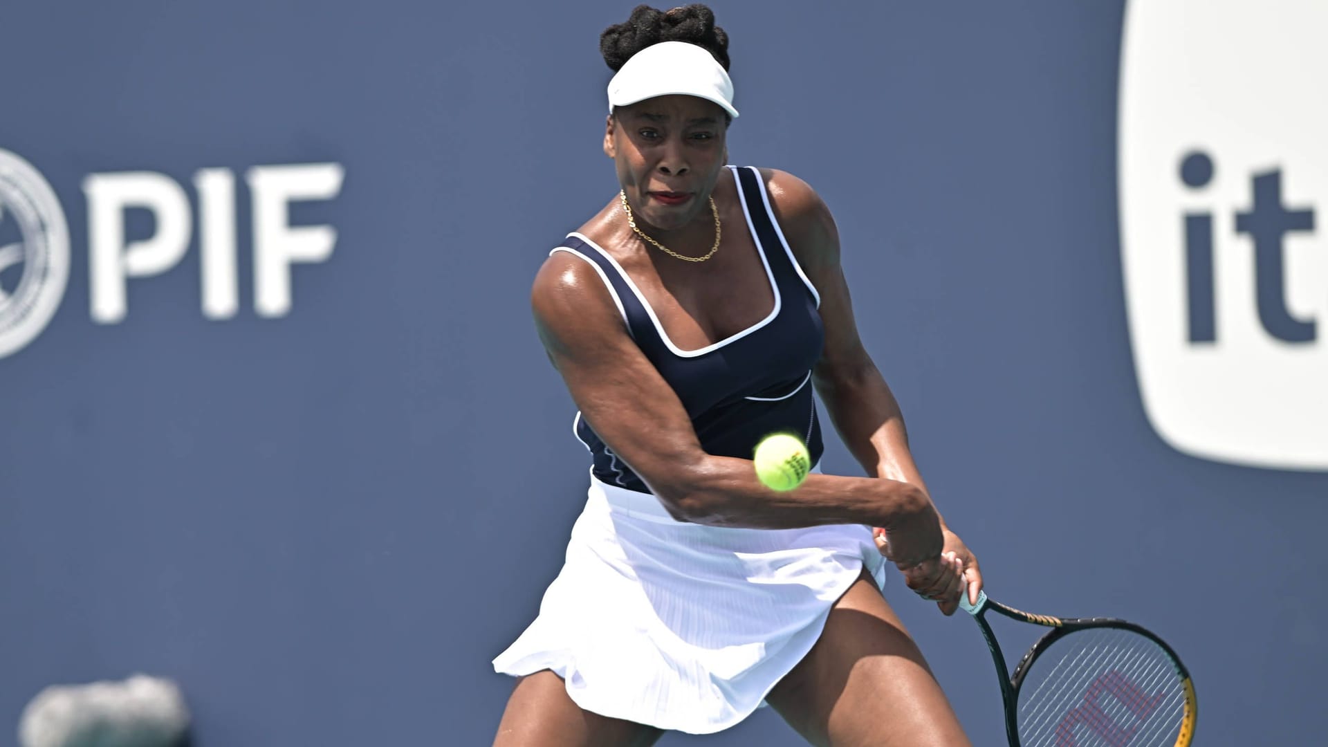 Since 1994 Profi: Venus Williams, here at a match in March 2024. Since 1994 Profi: Venus Williams, here at a match in March 2024.