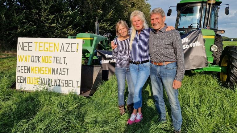 The organizers of the protest trip last summer in Heerle (photo: Tom Berkers)