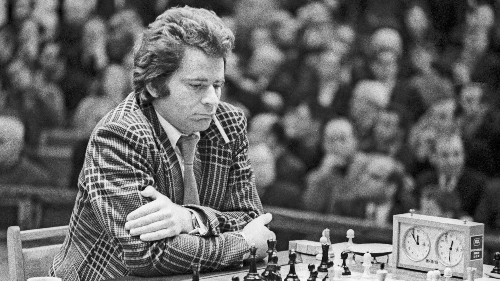Boris Spasski in a game in 1973: A year earlier he had lost his world championship title against Bobby Fischer.