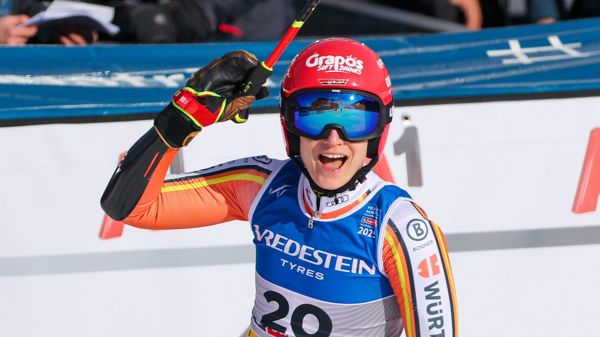 Lena Dürr cheered: the Germans showed an appealing performance in the giant slalom.