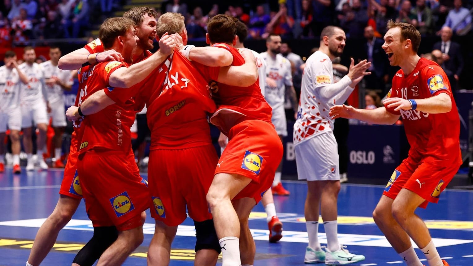 Fourth title in series: Jubilee at Denmark on victory in the World Cup final against Croatia. Fourth title in series: Jubilee at Denmark on victory in the World Cup final against Croatia.