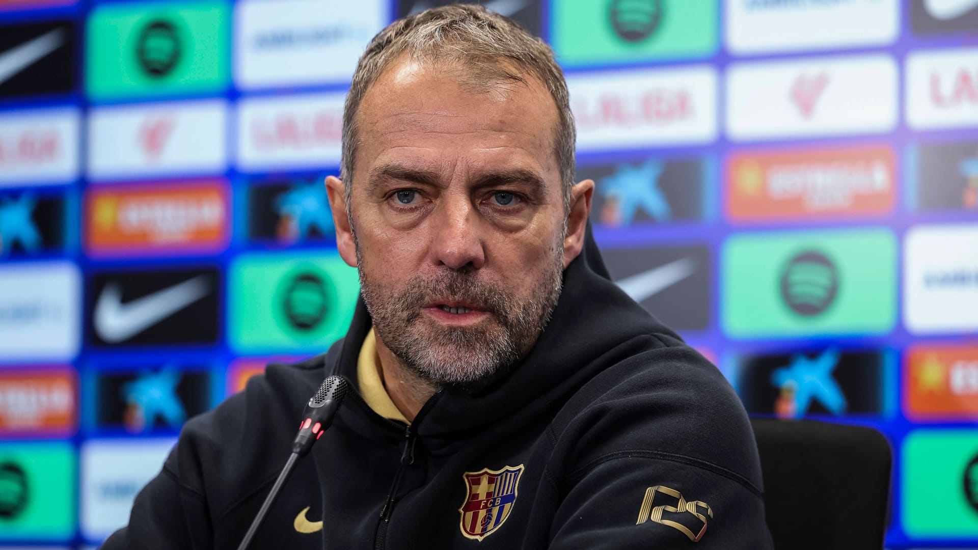 Clear words: Barcelona coach Hansi Flick.