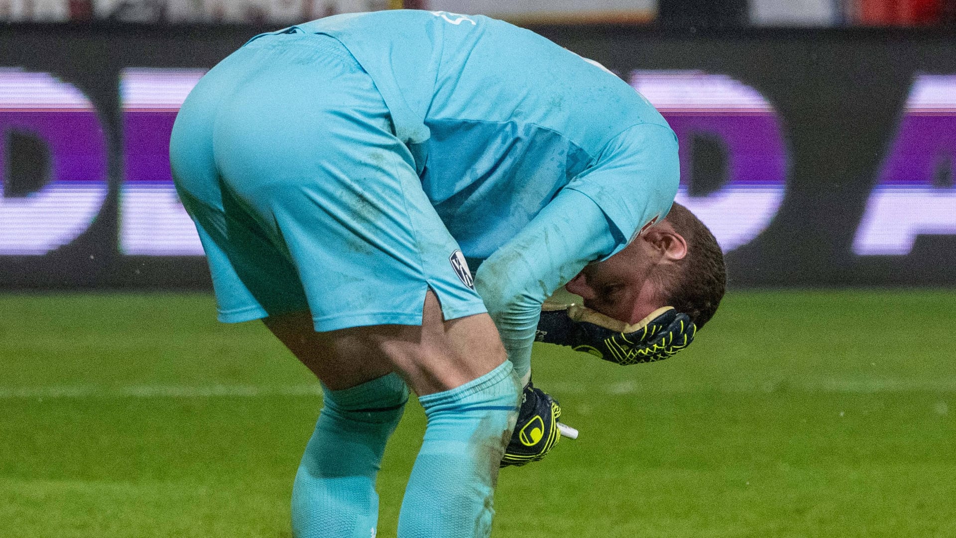 Patrick Drewes: Bochum's goalkeeper could not continue playing after the lighter throw in the game against Union Berlin.