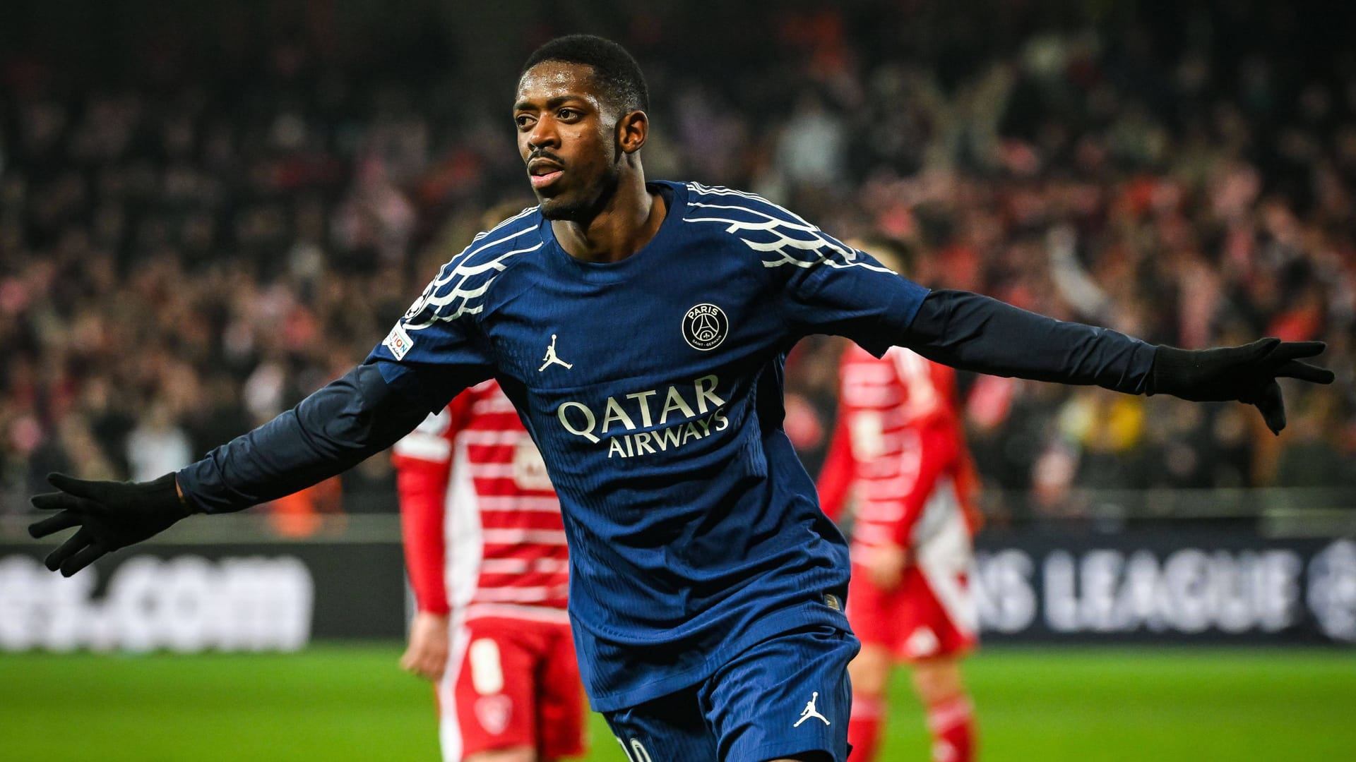 Ousmane Dembélé: The ex-BVB star showed a strong performance for PSG.