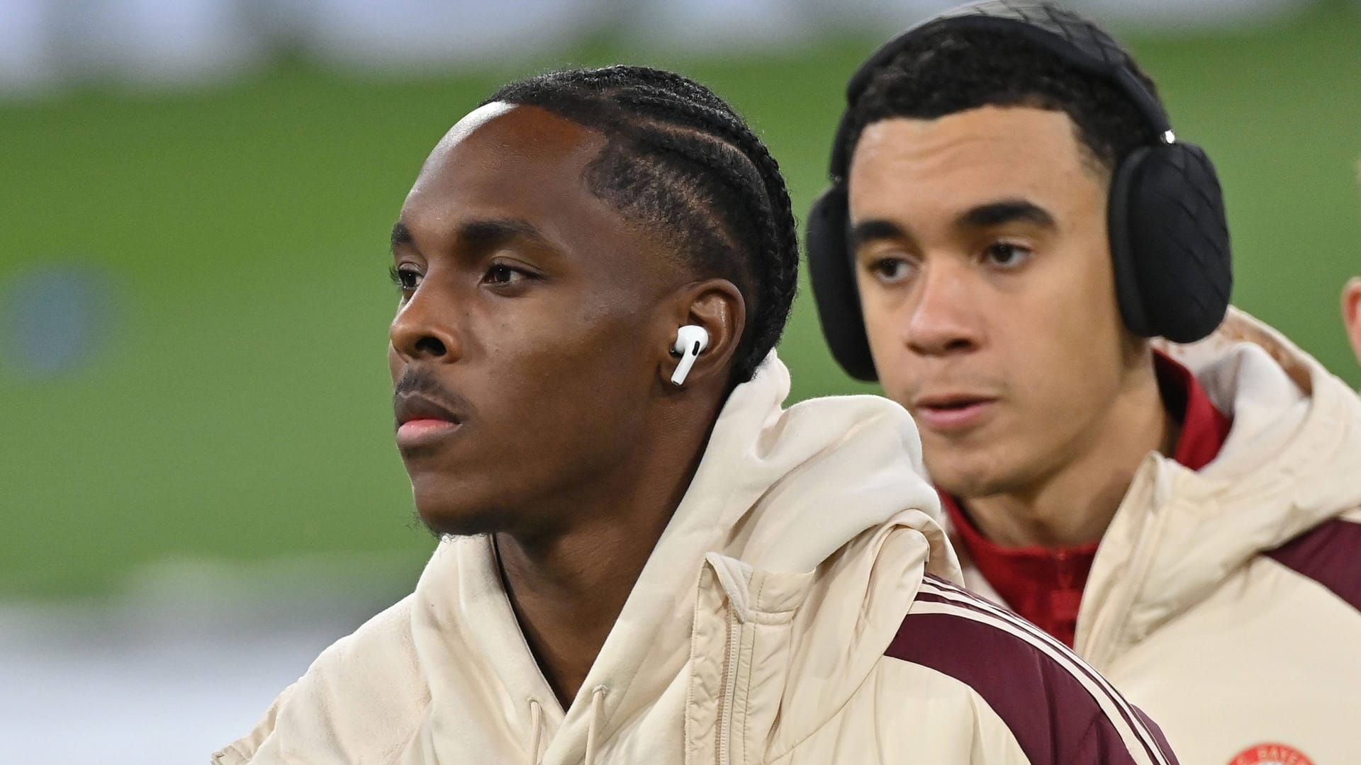 Mathys Tel (left): The Frenchman is about to change.