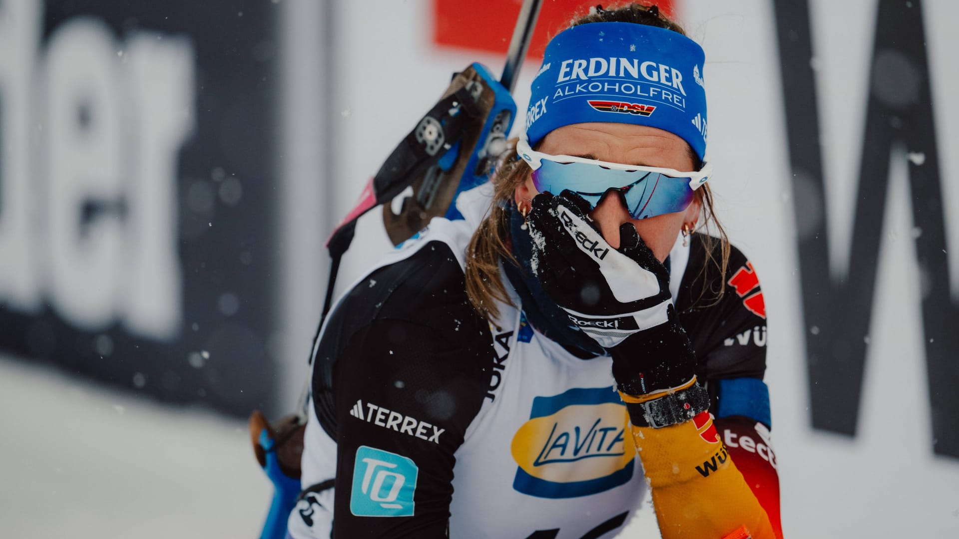 Franziska Preuß: In the last shoot she missed her slices.