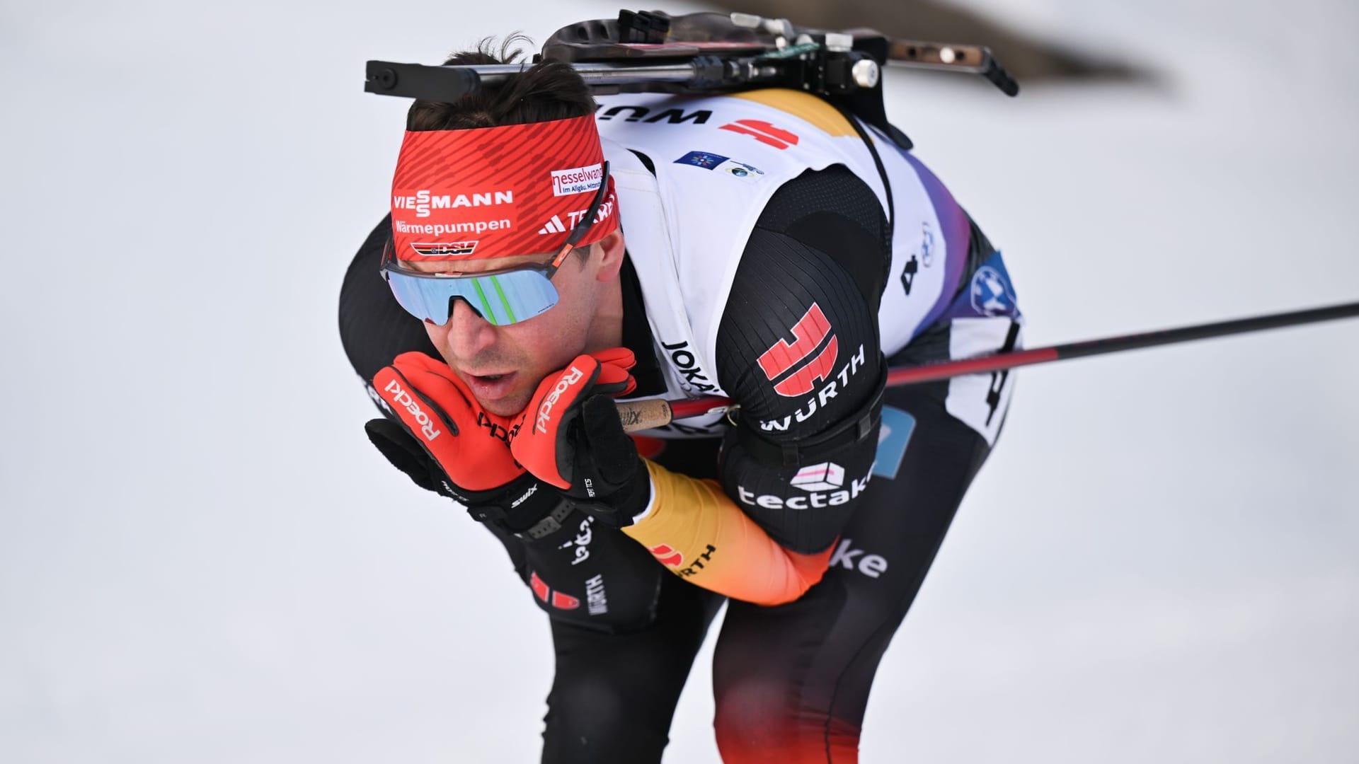 Philipp Nawrath: The German biathlete was part of the mixed relay.