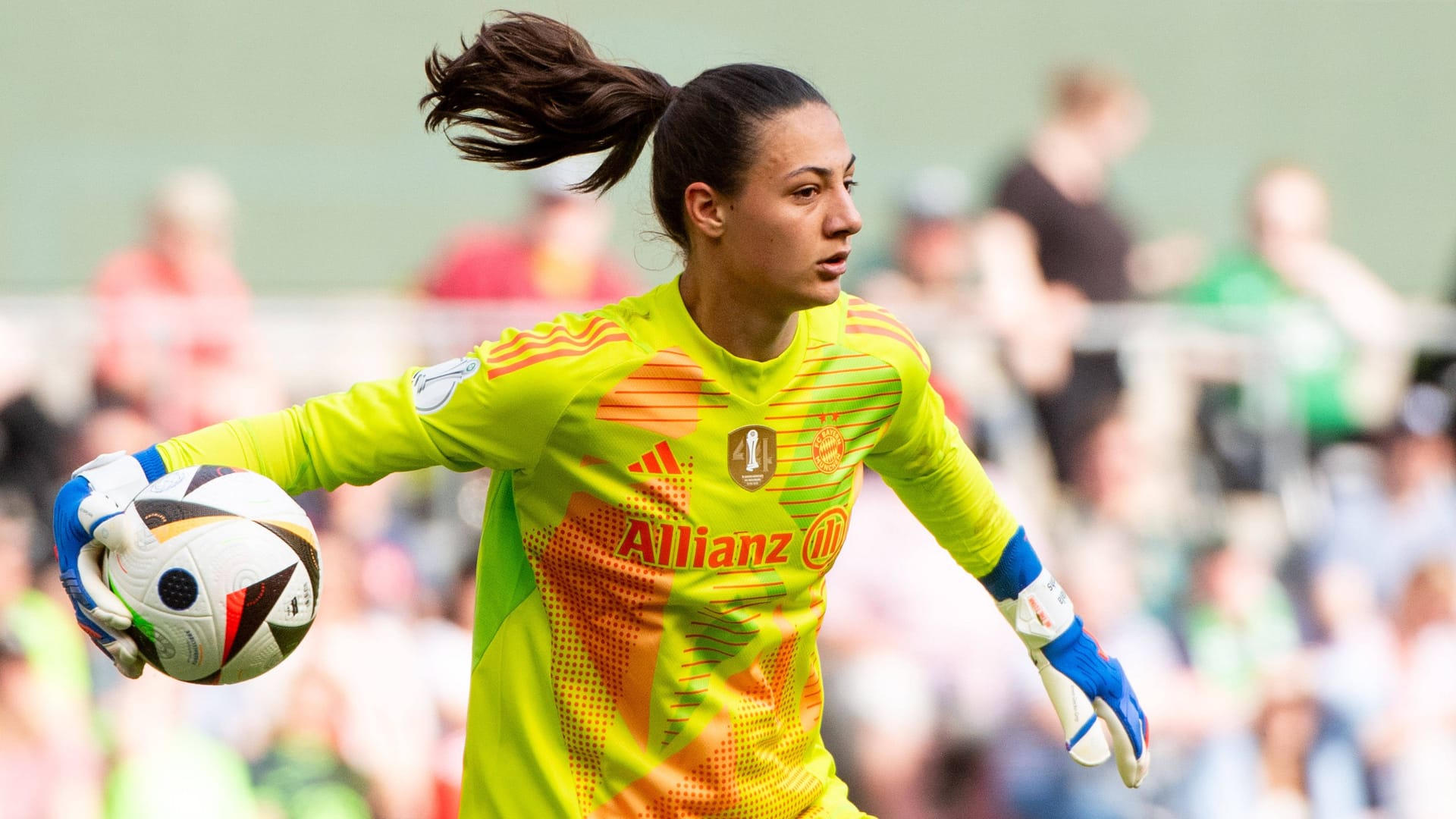 Mala Grohs: She is in front of her comeback in the Bayern goal.