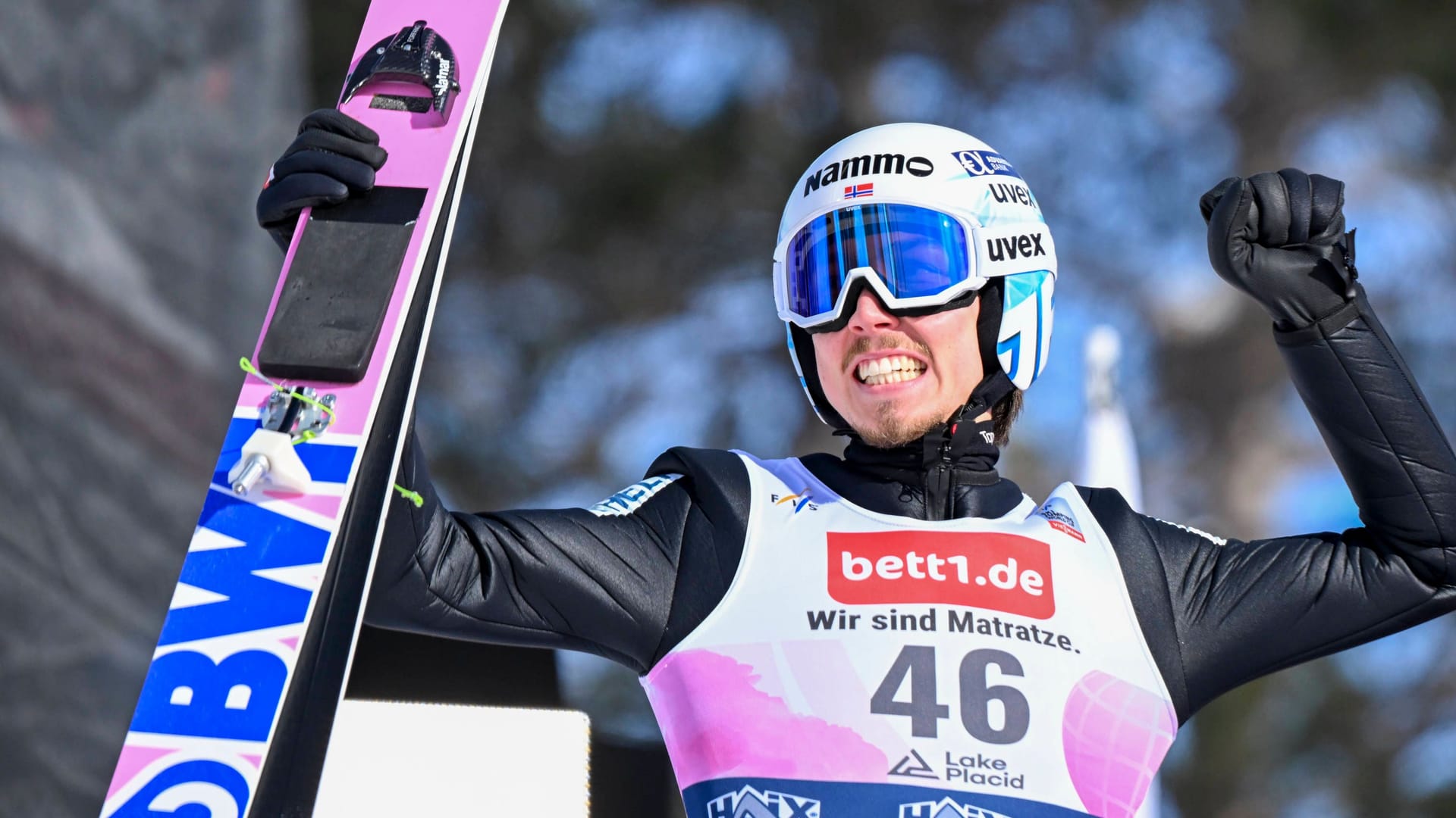 Johann André Forfang: He won the first individual jumping in Lake Placid.