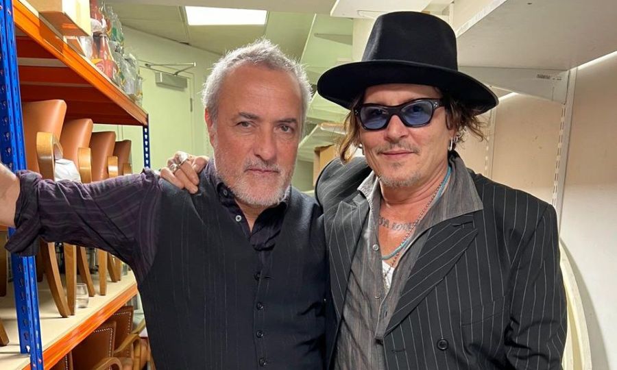 Johnny Depp and Corcho Rodriguez