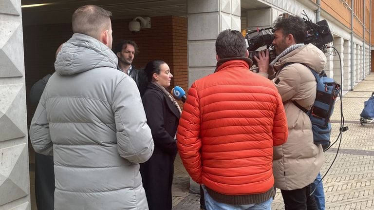 Nicol Kremers could not see Peter Gillis and did not come to the court case. She spoke outside the press.