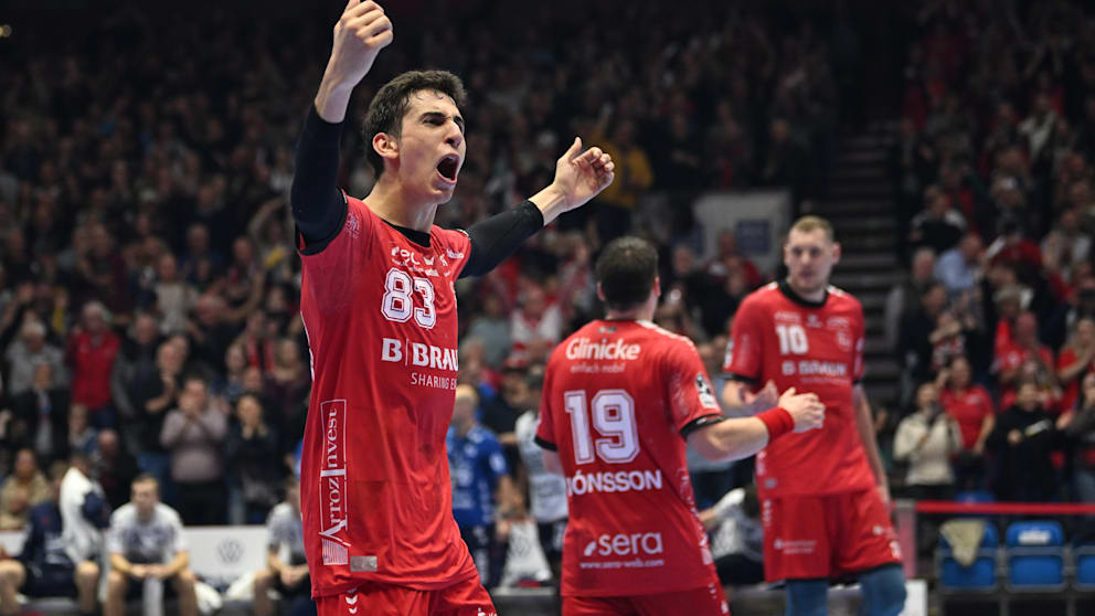 Ian Barrufet (l.) und die MT Melsungen gewannen 16 von 19 Saisonspielen