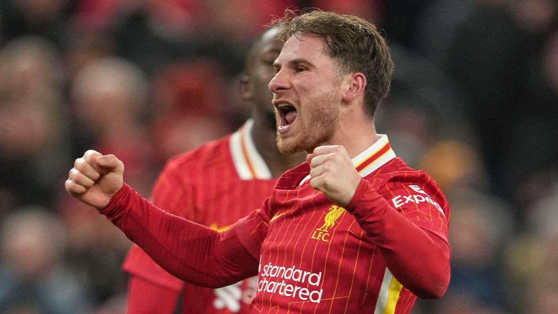 Met for the decision against Newcastle: Liverpools Alexis Mac Allister.