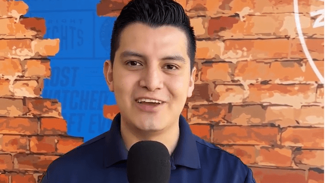 Adan Manzano used for KC Telemundo: The 27-year-old reported from the Super Bowl at the beginning of the week.