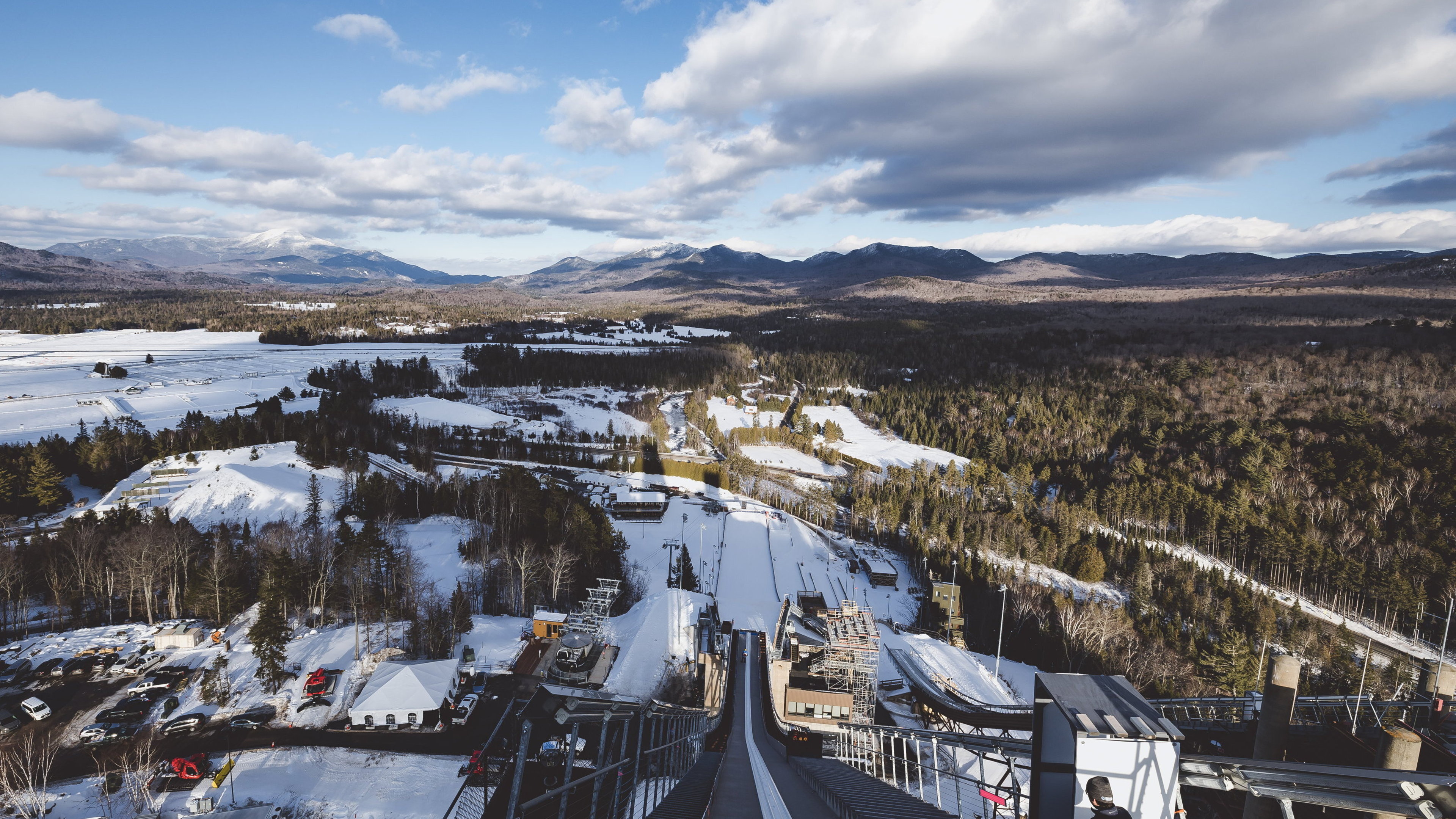 View from the ski jump in Lake Placid