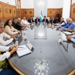 The CGT at Casa Rosada | Photo: CEDOC